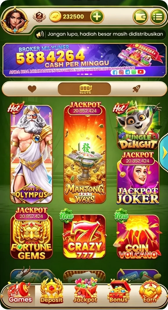 Pratinjau layar Aplikasi luckymino Resmi: Download dan Instalasi